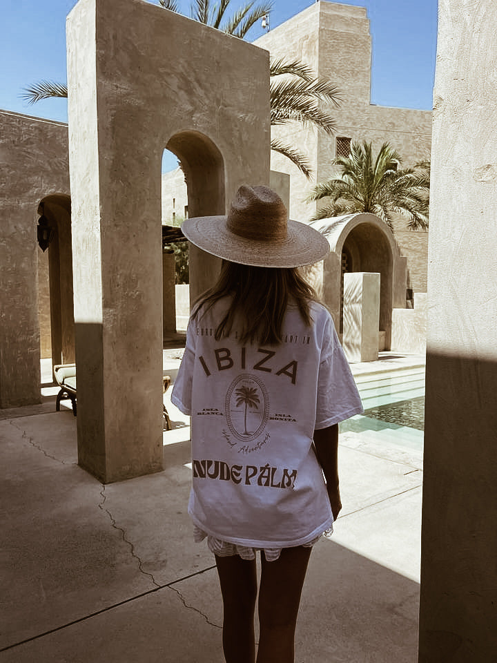 ICONIC IBIZA ISLAND T - SHIRT - BLANCO