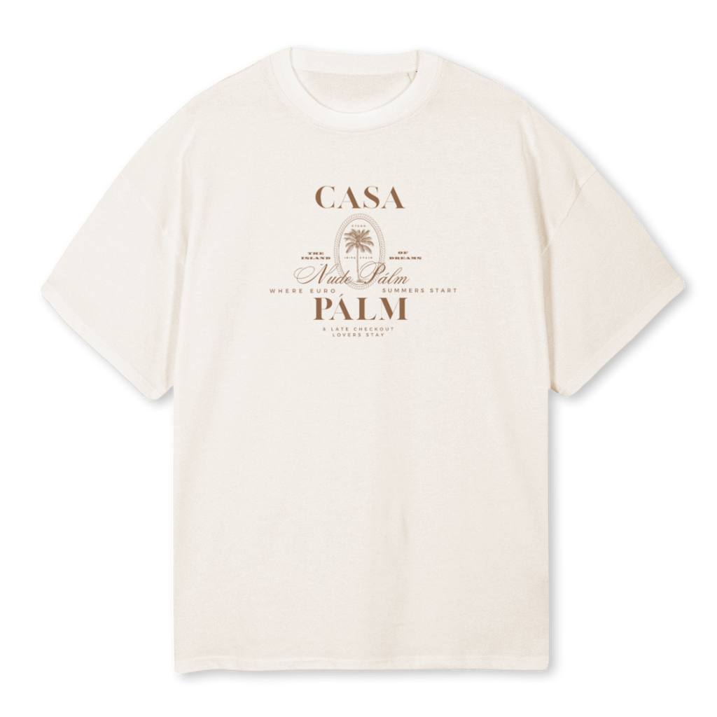 CASA PALM - OVERSIZED UNISEX T-SHIRT