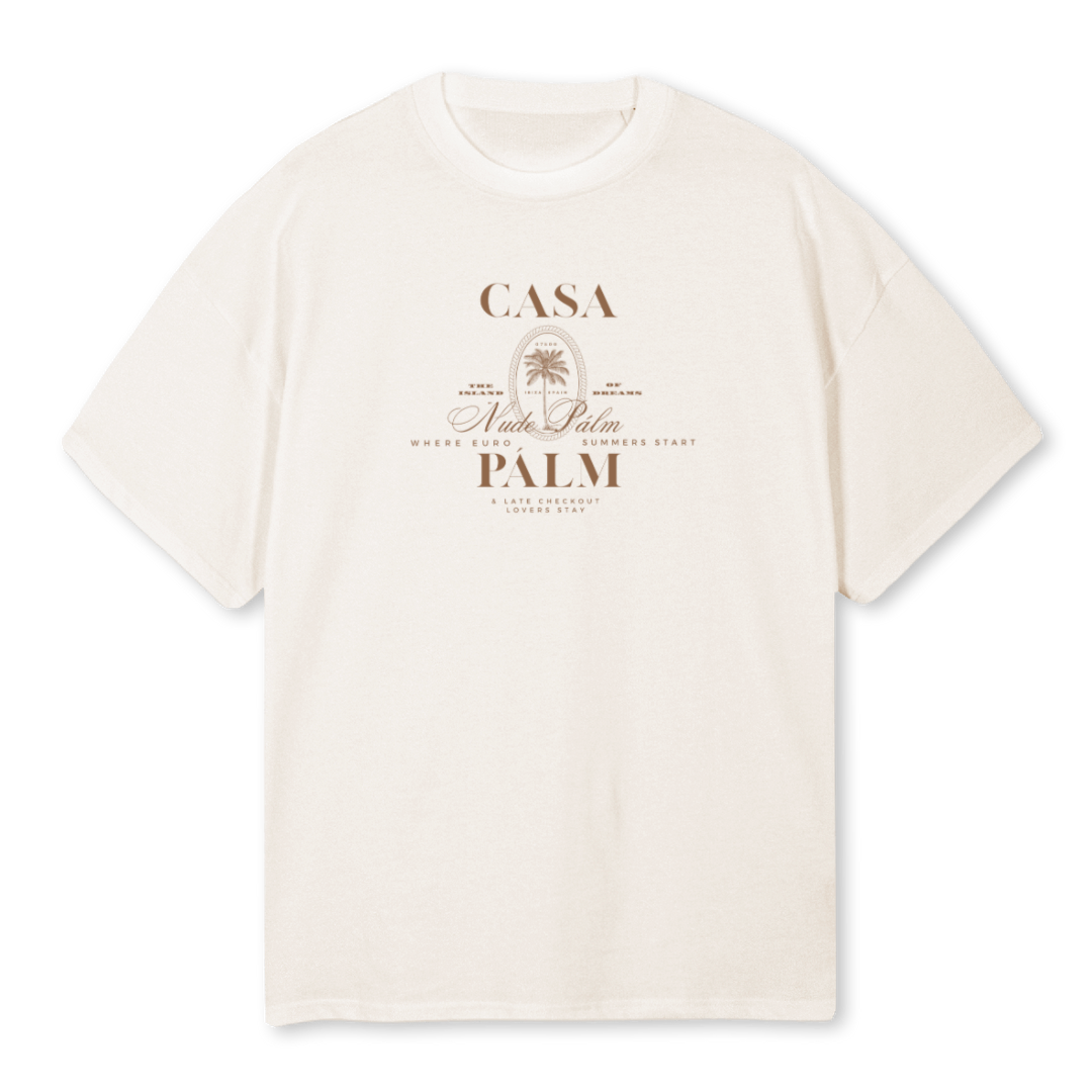 CASA PALM - OVERSIZED UNISEX T-SHIRT