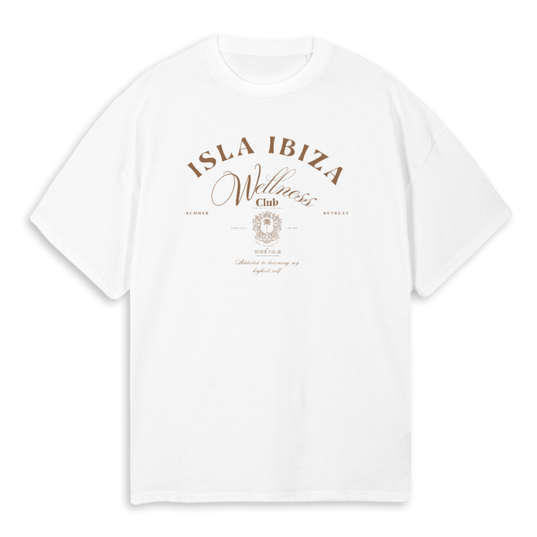 PRE ORDER - ISLA IBIZA WELLNESS CLUB - OVERSIZED UNISEX T-SHIRT