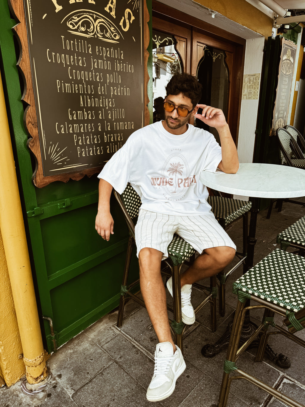 ICONIC IBIZA ISLAND T - SHIRT - BLANCO