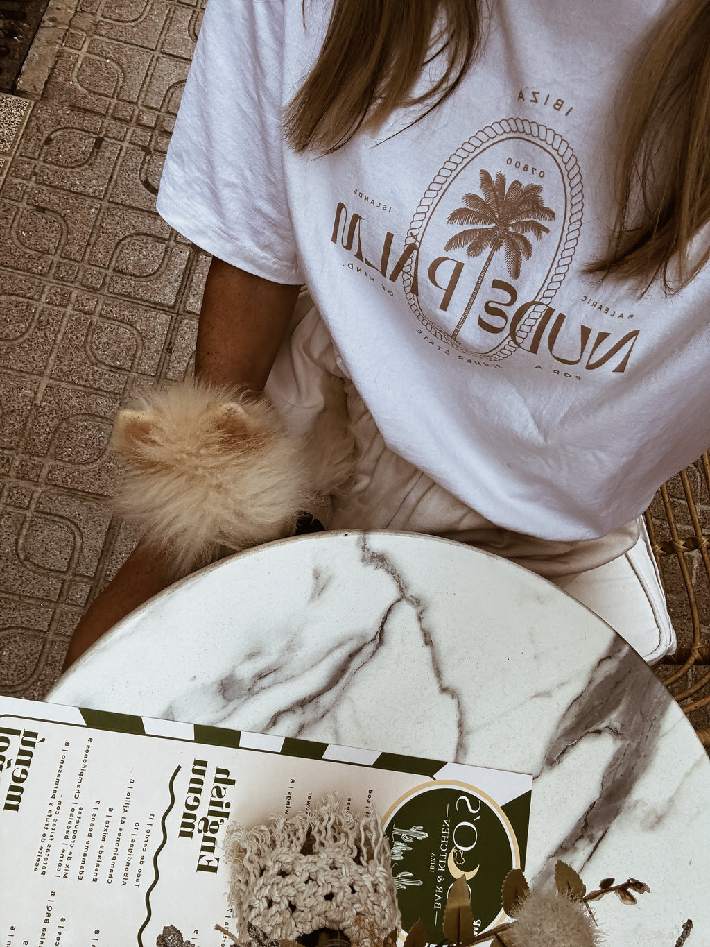 ICONIC IBIZA ISLAND T - SHIRT - BLANCO