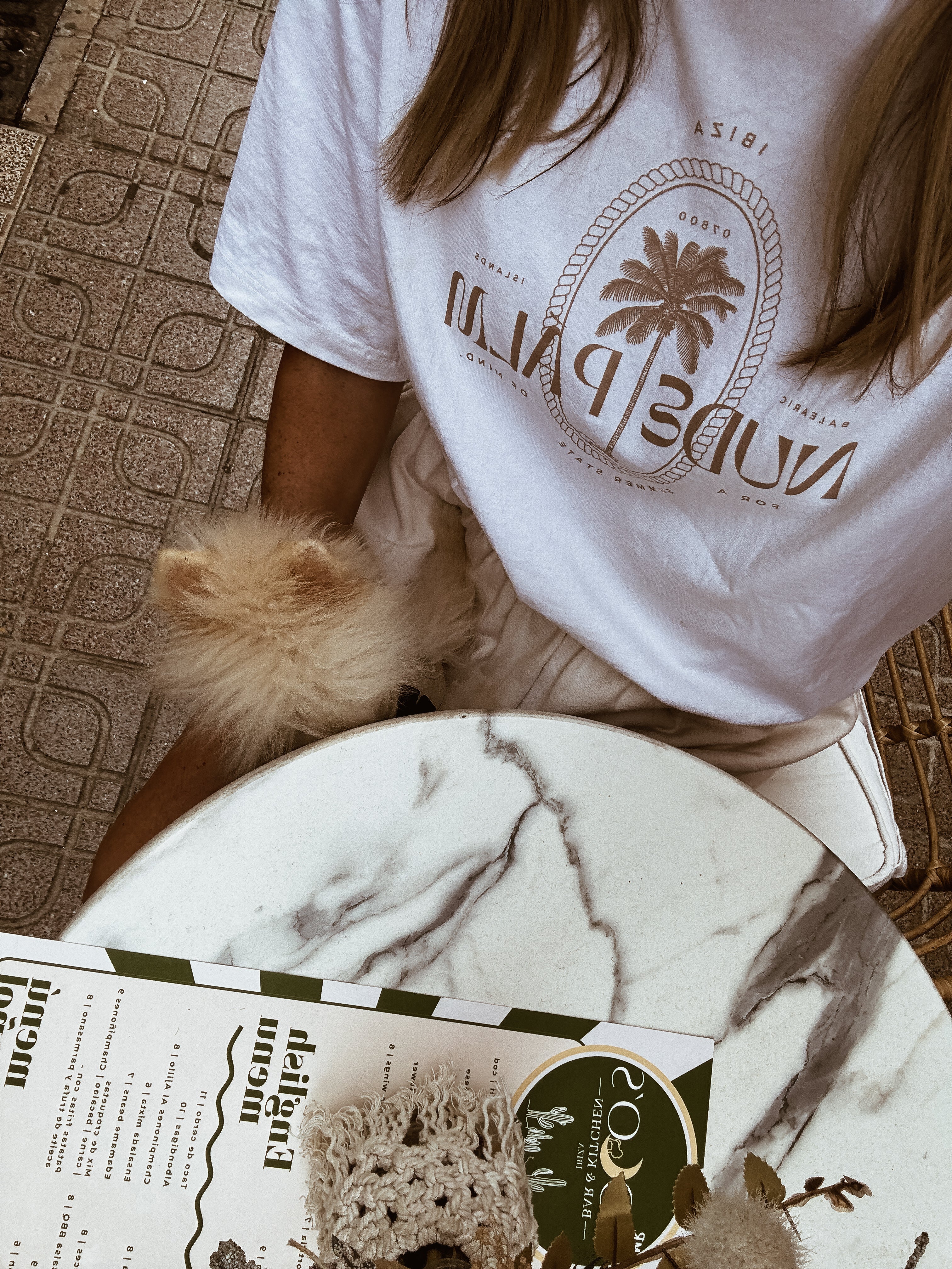 ICONIC IBIZA ISLAND T - SHIRT - BLANCO